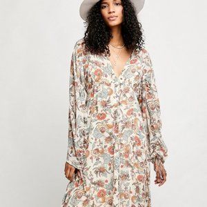Free People Earthfolk floral maxi dress M